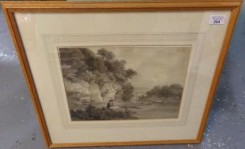 Mary McNicholl Rowe, 'Southport', signed with initials and dated 1910. Watercolours. 26x42cm approx.