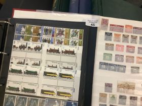 Great Britain collection of mint and used stamps and First Day Covers in six albums and