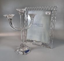 Marquis by Waterford glass picture frame in original box together with a Villeroy & Boch table