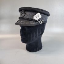 Early 20th century Light Infantry Dress cap with embroidered band and peak. (B.P. 21% + VAT)