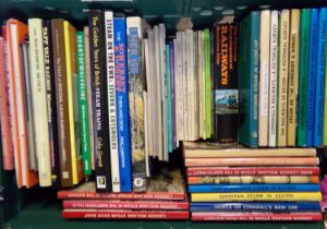 Crate of vintage railway interest books to include: various books published by Bradford, Barton,