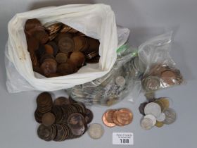 Plastic tub of GB coinage. (B.P. 21% + VAT)