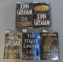 Grisham, John, collection of hardback books to include: 'The Pelican Brief', 'The Street Lawyer', '