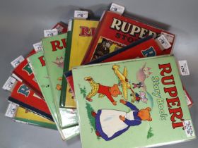 Tourtel, Mary, a collection of 'Rupert' books to include: 'Storybook', 'Pictures and Stories with