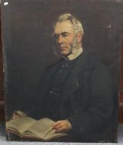 British School (19th century), portrait of distinguished gentleman. Oils on canvas. 90x72cm