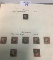 Great Britain mint and used collection of stamps, early to 1950s, in album including 1840 Penny Reds