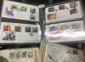 Great Britain collection of first Day covers in six albums and two plastic bags. (B.P. 21% + VAT)