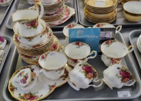 Tray or Royal albert 'Old Country Roses' tea ware and other items. (B.P. 21% + VAT)