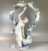 Lladro Spanish porcelain figure group 6571 'Rebirth'. With original box. (B.P. 21% + VAT)