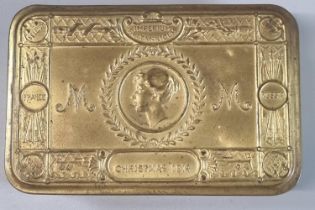 WWI brass Christmas 1914 box. (B.P. 21% + VAT)