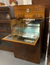 Gold Feather Products (G&F), a mid century veneered walnut cocktail cabinet. (B.P. 21% + VAT)