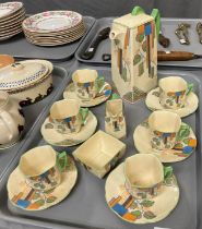 Fifteen piece Royal Doulton 'Marina' D5480 coffee set. (B.P. 21% + VAT)