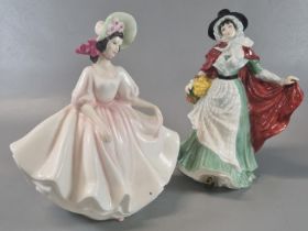 Royal Doulton bone china figurine 'Ladies of the British Isles, Wales' HN3630 in original box