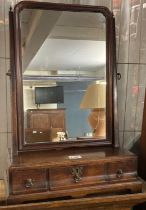 William and Mary style three drawer bedroom swivel mirror. (B.P. 21% + VAT)