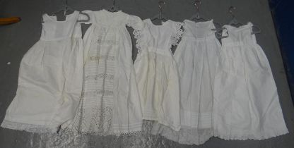 Collection of early 20th/late 19th Century cotton children's clothing to include: fine cotton