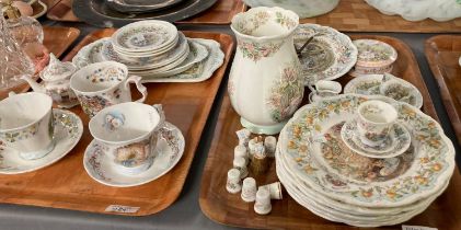 Two trays of Royal Doulton, from the Brambly Hedge Gift Collection items to include: 'Summer'