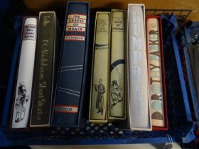 Collection of seven Folio Society hardback books to include: 'The Cream of Noel Coward', 'The Pick