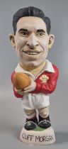 John Hughes Welsh Rugby Union Grogg, 'Cliff Morgan'. 24.5cm high approx. (B.P. 21% + VAT)