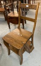 Modern hardwood metamorphic library chair. (B.P. 21% + VAT)