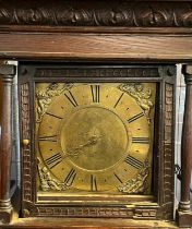 18th Century 30 hour oak cased longcase clock by James Webster Salop (Shropshire), the case