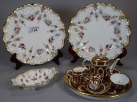 Royal Crown Derby 'Imari' miniature tea for one set comprising: teapot, cream jug, sucrier, cup,