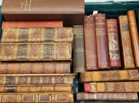 Box of African antiquarian and vintage travel logs from the collection of Professor Wilks to