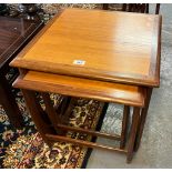 Nest of three teak G Plan tables. (B.P. 21% + VAT)