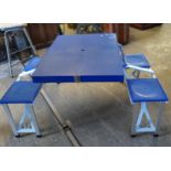 Foldable picnic table. (B.P. 21% + VAT)