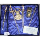 Imperial Sword Company Limited, a collection of miniature The Trafalgar Swords, limited edition of