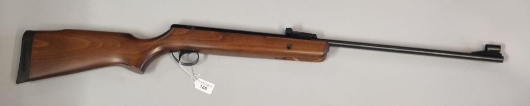 BSA Super Sport break action .177 air rifle with semi-pistol grip half stock, recoil pad and