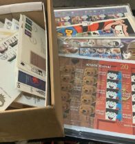 Great Britain selection of First Day Covers including four large similar sheets on Benham cards. (