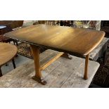 Ercol elm drop leaf table of small proportions. 102x67x46cm approx. (B.P. 21% + VAT)