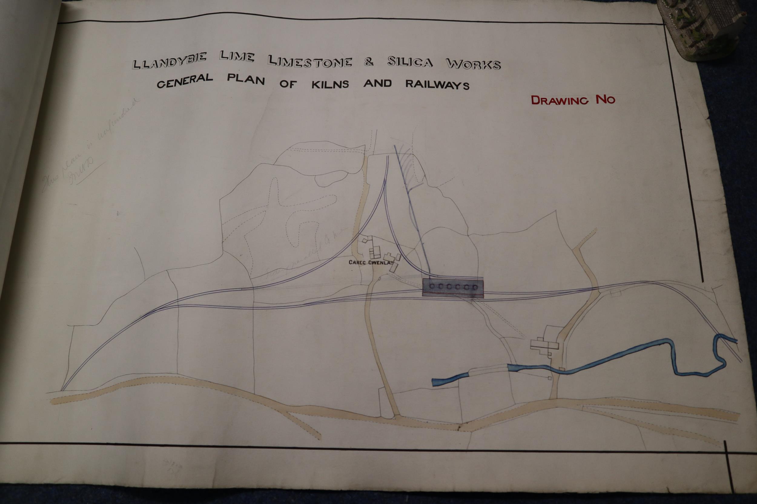 Llanydbie Limestone and Silica Works Plans to include: branch-line, details of tunnel, details of - Image 6 of 6