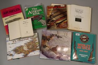 Collection of assorted books on air guns, game birds and other related items. (8) (B.P. 21% + VAT)