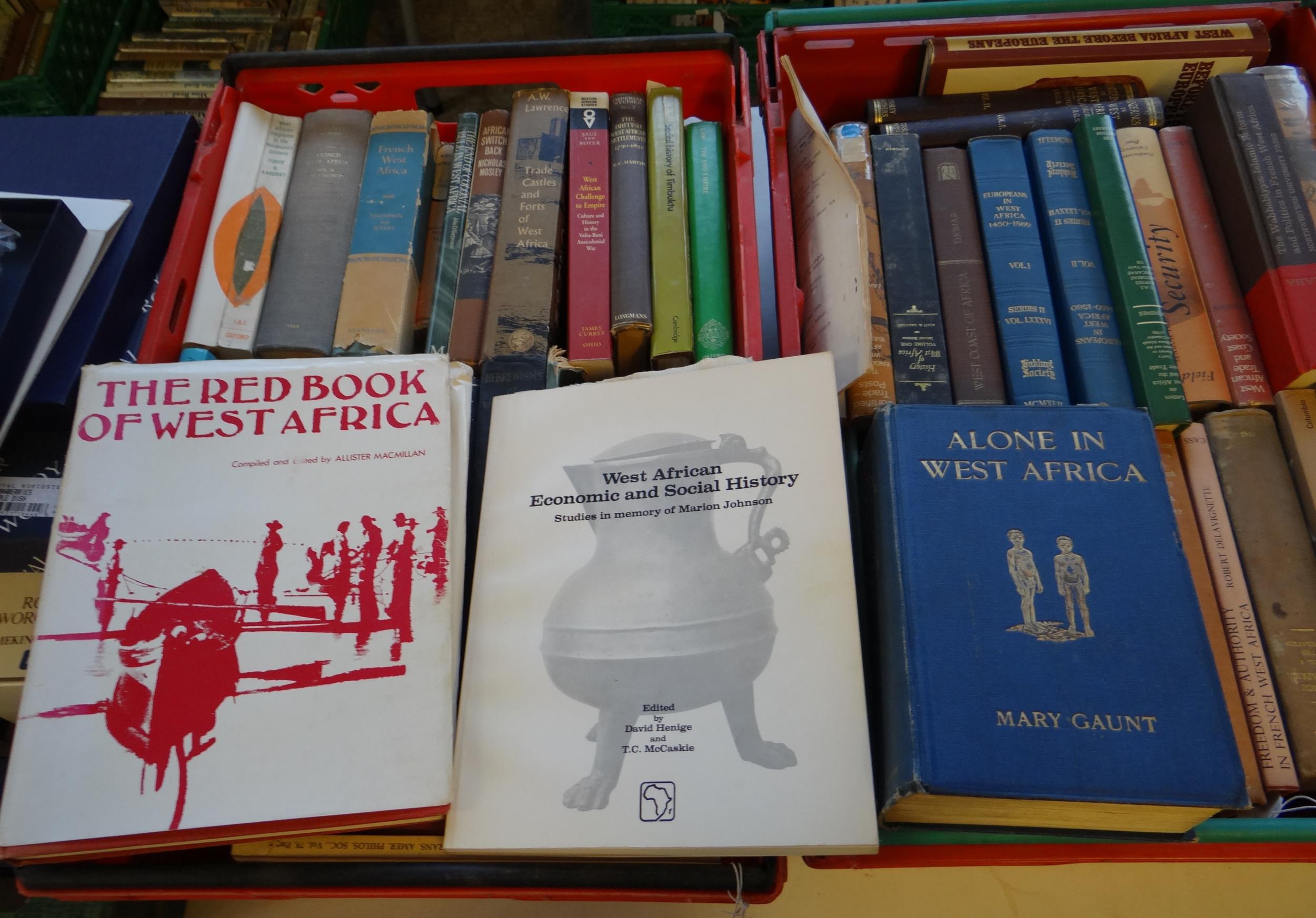 Two boxes of books on West Africa from the collection of Professor Wilks to include: Law, Robin; ' - Image 2 of 2