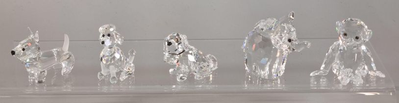 Collection of Swarovski crystal animals, all appearing in original boxes to include: monkey,