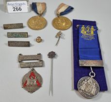 Collection of Birmingham Safety First silver and other medals with bars for various years together