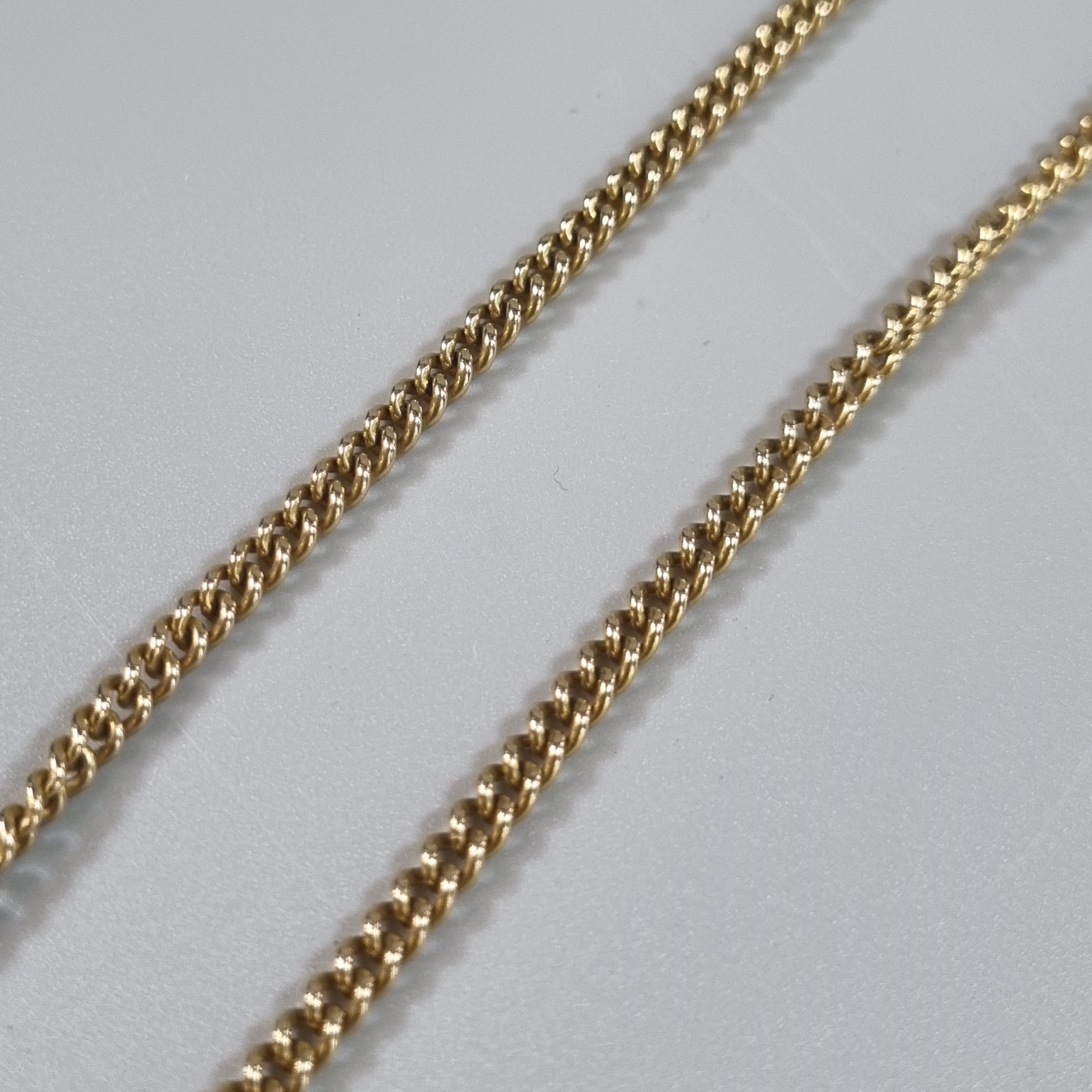 9ct gold chain. 12.4g approx. 51cm long approx. (B.P. 21% + VAT) - Image 2 of 2