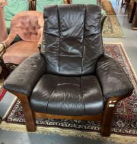 Ekornes Norway Stressless Windsor reclining armchair. (B.P. 21% + VAT)