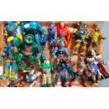 Collection of playworn figurines to include: He-Man, Action Men, Spiderman, Thundercats etc. (3) (