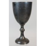 George V silver goblet by William Bruford & Son Ltd. London 1935. 2.8 troy oz approx. (B.P. 21% +