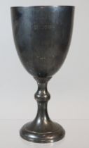 George V silver goblet by William Bruford & Son Ltd. London 1935. 2.8 troy oz approx. (B.P. 21% +