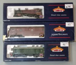 Three Bachman Branch-Line scale 1:76 model locomotives in original boxes to include: 32-027 Class 20