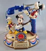 Modern novelty telephone 'Mickey's Dixieland Band'. (B.P. 21% + VAT)