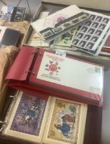 Great Britain box with mixed collection of First Day Covers, presentation packs and Post Office