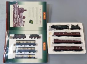 Hornby OO gauge Limited Edition Train Pack, the Caledonian Duchess Class Locomotive and three MK1