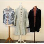 Collection of ladies vintage and other jackets to include: a Janet Ibbotson suede short coat, a