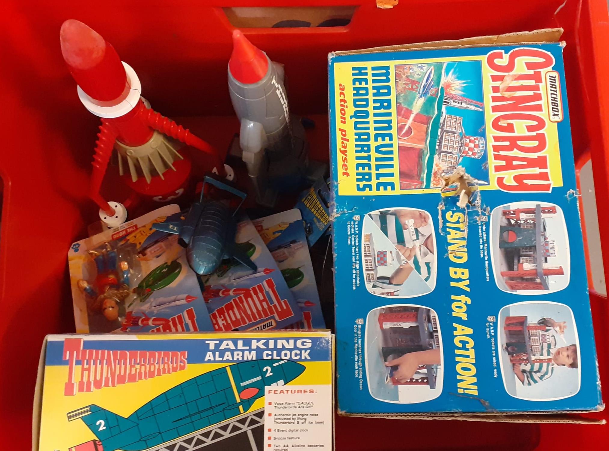 Collection of Matchbox and other Thunderbirds items to include: Tracey Island, various figurines - Image 2 of 2