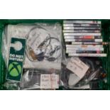 Collection of Xbox 360 to include: Xbox 360 console, twelve games including The Smurfs 2, All of