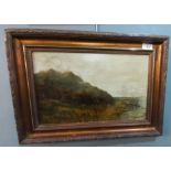 N A Hope (British 19th century), river landscape, signed. Watercolours. 31x46.5cm approx. and